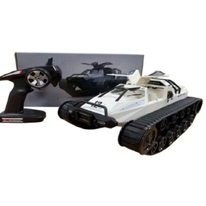  ماشین کنترلی شارژی تانک پلیس آفرود سفید آب و خاک Remote Control Off-Road Police Tank 1:12 -اسباب بازی